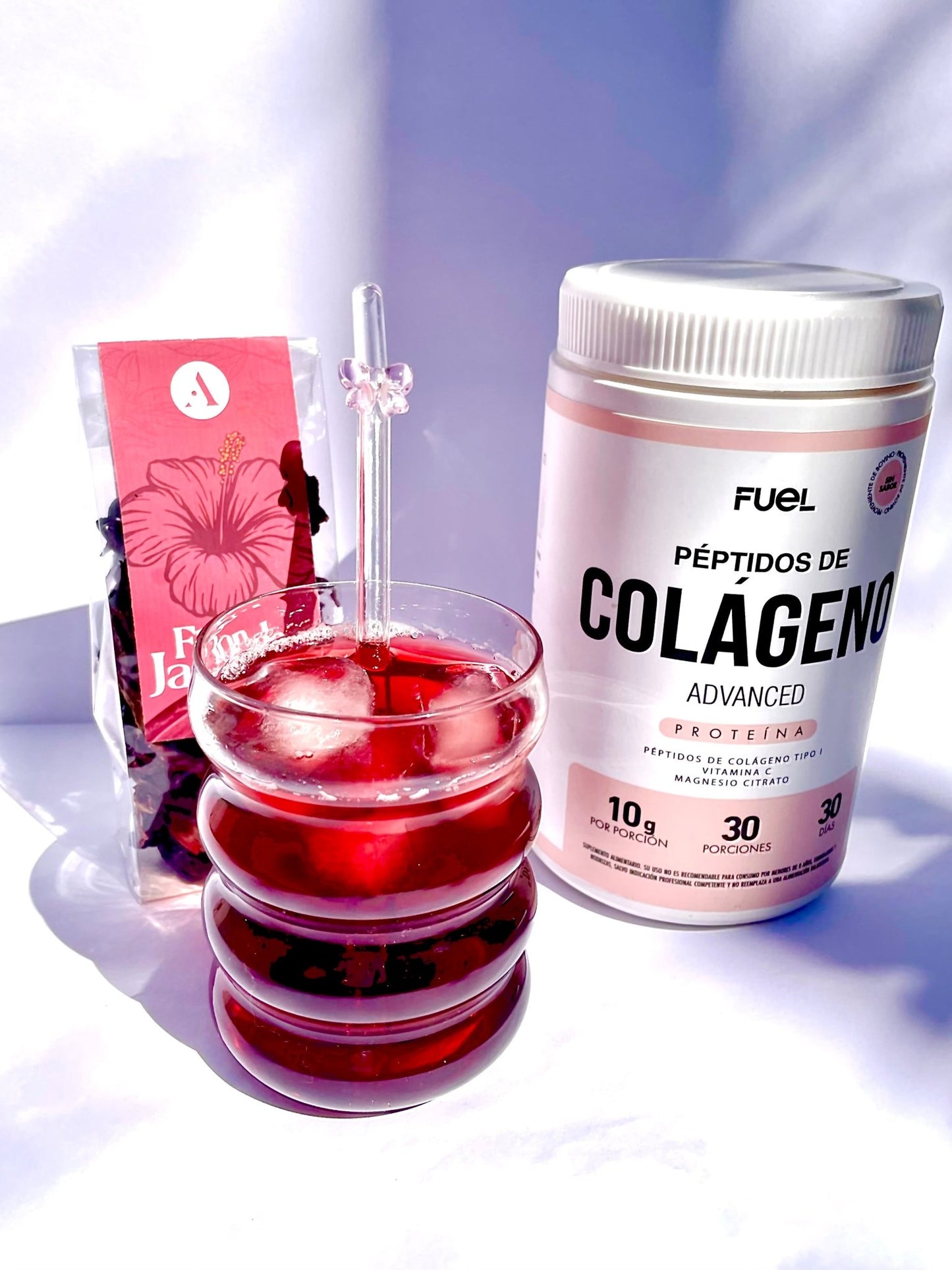 Pack - Péptidos de Colágeno y Flor de Jamaica - Drink your Glow CL