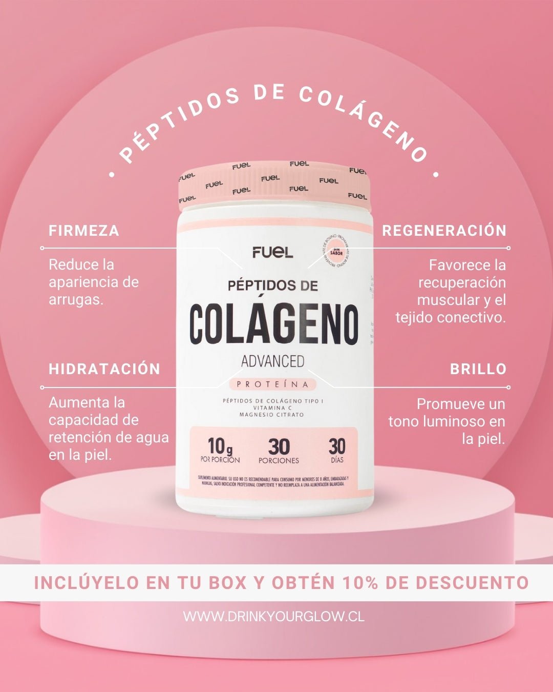 Péptidos de Colágeno - Drink your Glow