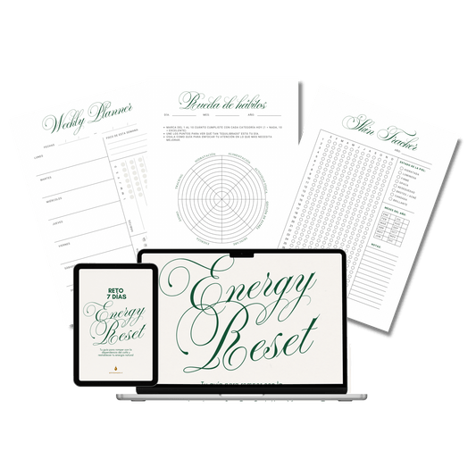 Reto RESET 7 Días (Incluye Planner & Tracker) - Drink your Glow CL