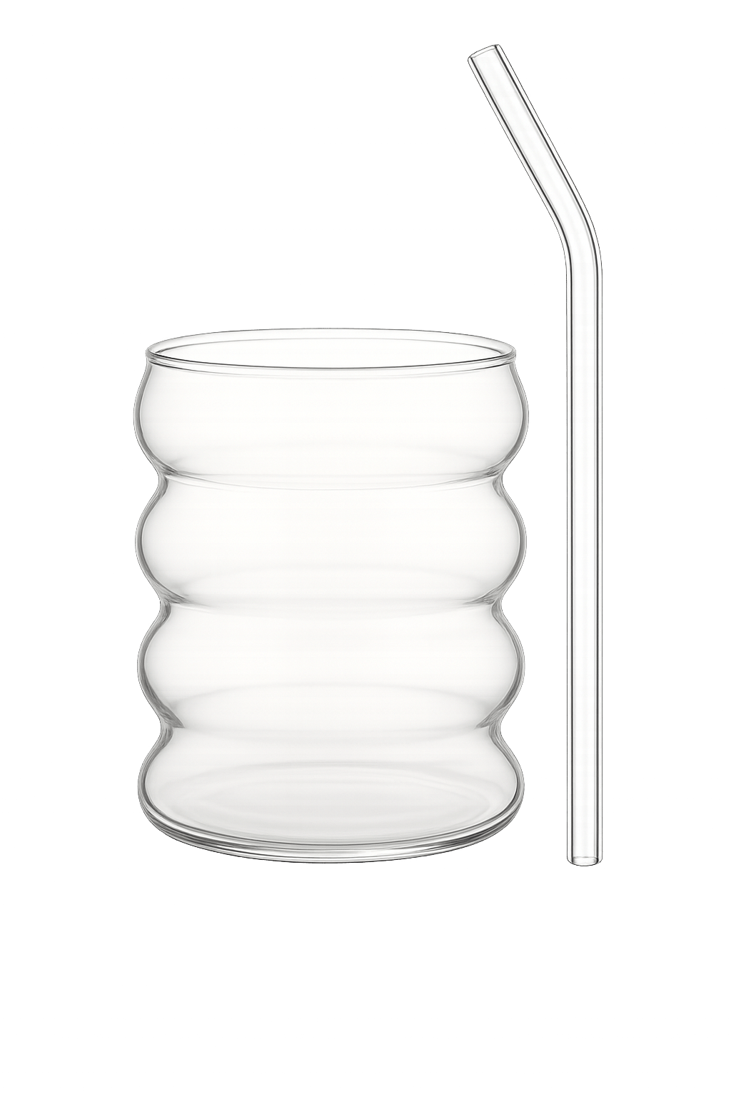 Vaso Cristal Burbuja 400 ml - Drink your Glow CL