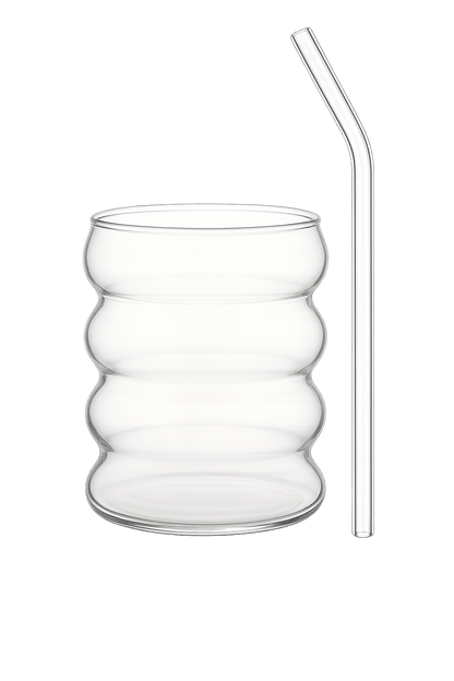 Vaso Cristal Burbuja 400 ml - Drink your Glow CL