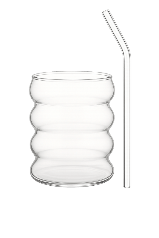 Vaso Cristal Burbuja 400 ml - Drink your Glow CL