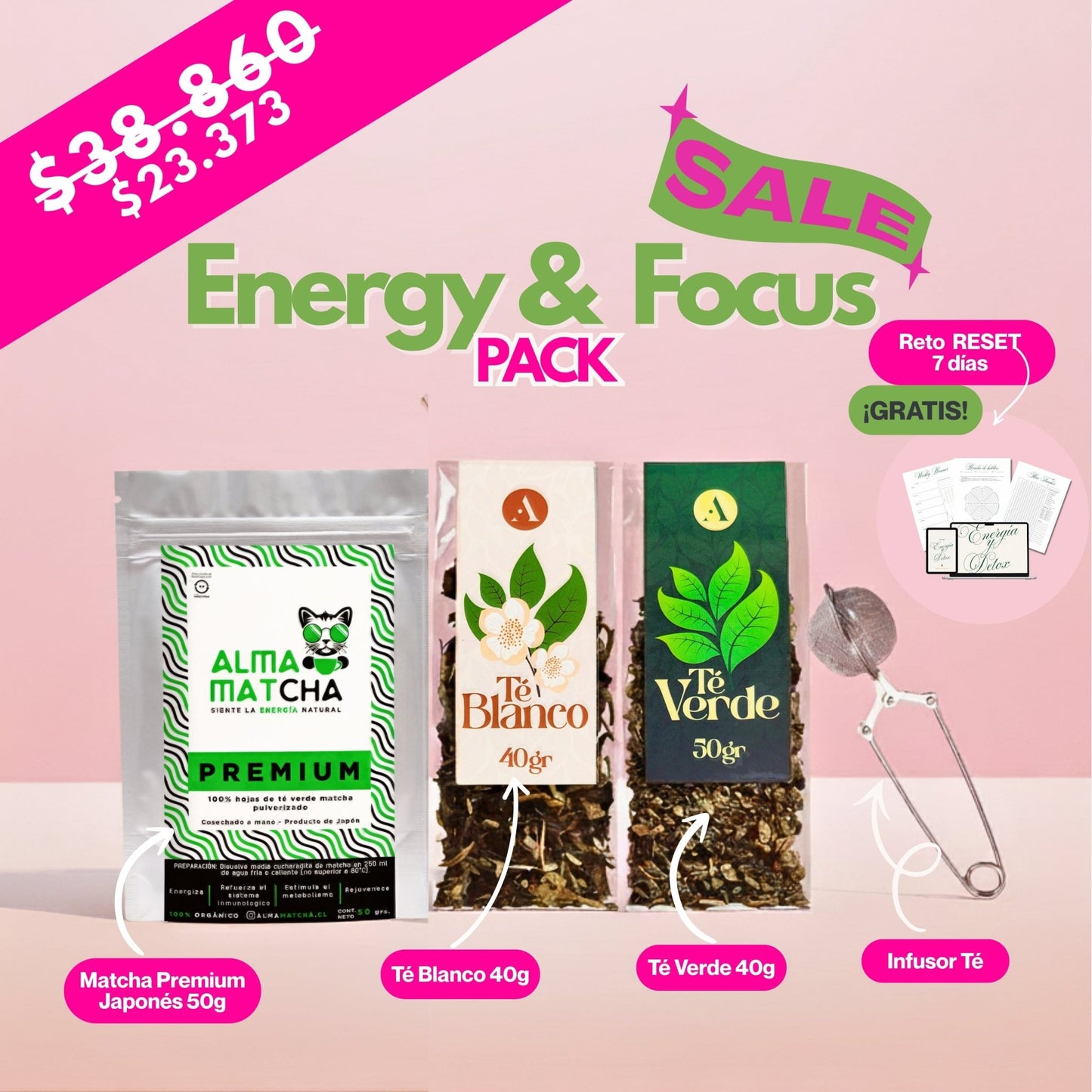 Pack Energy & Focus - Drink your Glow CL